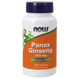 Panax Ginseng 500mg 100caps Now NOW