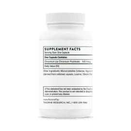 Chromium Picolinate 60 Caps Thorne Thorne Research