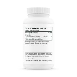 Acetyl-L-Carnitine 60 Caps Thorne Research Thorne Research