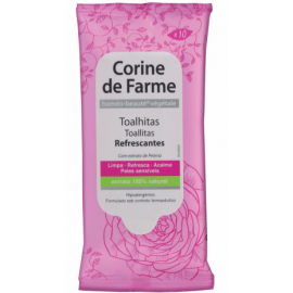 REFRESHING CLEANING TOWELS 10X FINE CORINE DE FARMECorine Farme