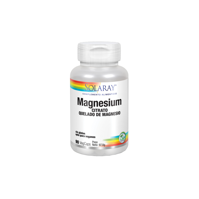 Magnesium 90 Caps Veg SolaraySolaray