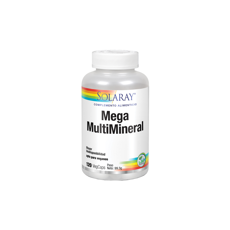 Mega multi Mineral Ð 120 Caps VegSolaray