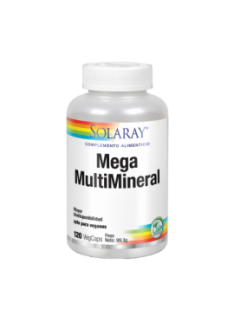 Mega multi Mineral Ð 120 Caps VegSolaray