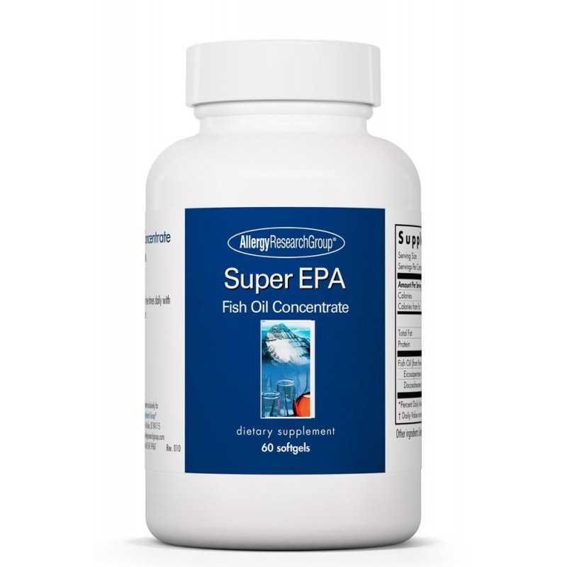 Super EPA Fish Oil Concentrate 60 Caps Allergy Research Allergy Research