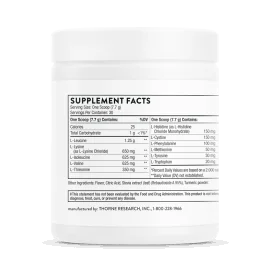 Amino Complex Lemon 231 gr. Thorne Thorne Research