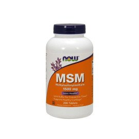 MSM 1500 mg 200 Comprimidos Now Foods NOW