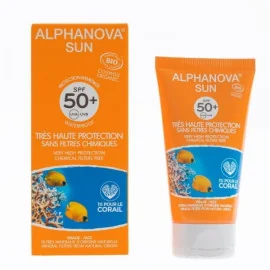 Creme protetor solar hipoalergénico para rosto - SPF 30 50g Alphanova