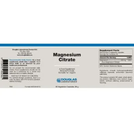 Magnesium Citrate 90 Caps Douglas Labs Douglas Laboratories