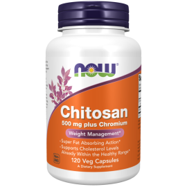 CHITOSAN PLUS 500 MG 120 CAPS NOW