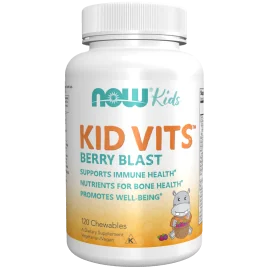 Kid 's Vits Berry Blast 120comp Mastigaveis Now NOW