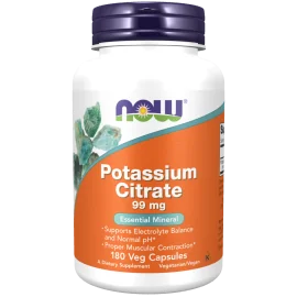 Potassium Citrate 99mg 180 Caps Now NOW