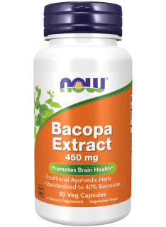 Bacopa Extract 450 mg 90 VegcapsNOW