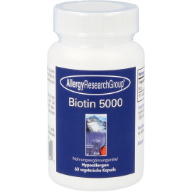Biotin 5000 60 Caps Allergy Research GroupAllergy Research