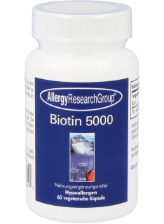 Biotin 5000 60 Caps Allergy Research Group Allergy Research