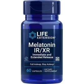 Melatonin IR/XR 60 Caps Life Extension Life Extension