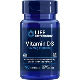 Vitamin D3 90 softgels Life Extension Life Extension