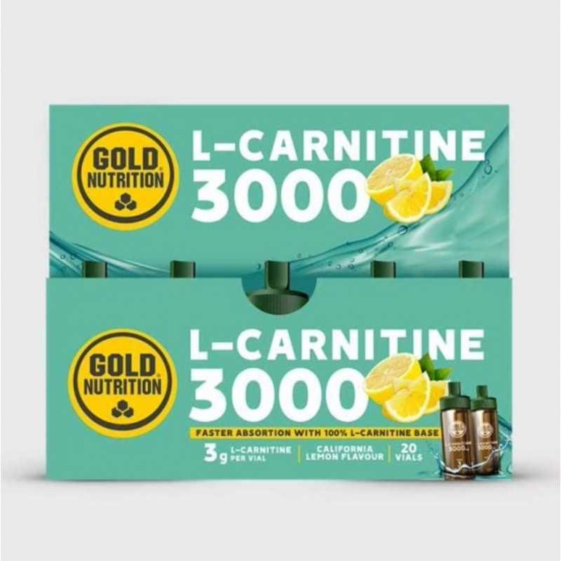 L-Carnitina 3000mg. lemon 20 Unidoses Gold Nutrition Gold Nutrition