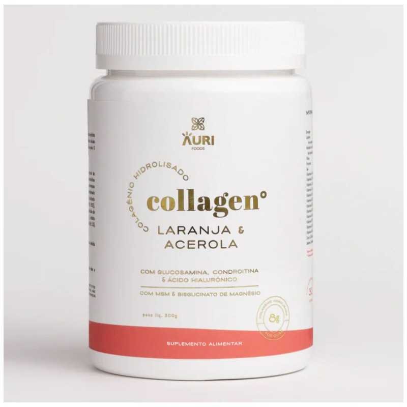 Collageneo Laranja com Acerola 300 gr Auri Auri Foods