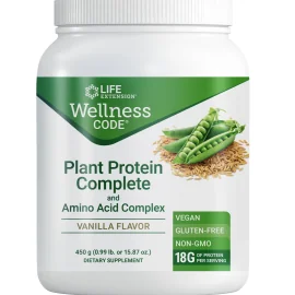 Proteína Vegetal Wellness Code® Complete & Amino Acid Complex Life Extension