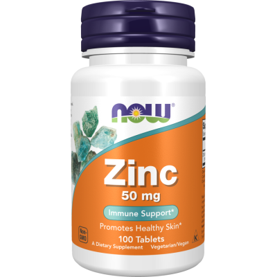 Zinc Gluconate 50mg 100caps Now NOW