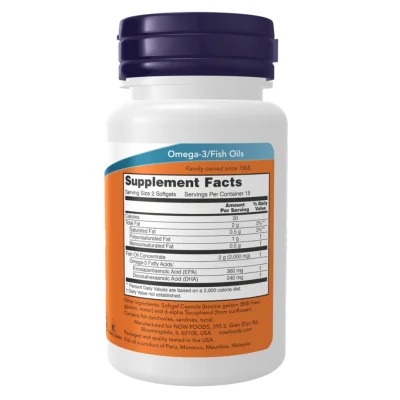 Omega 3 Choles Free 180 EPA/120 DHA 100 Caps Now NOW