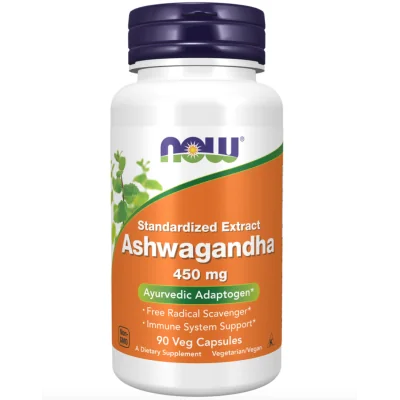 Aswagandha 450 mg 90 Caps Now NOW