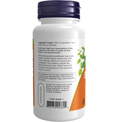 Echinacea Root 400 mg 100 Caps Now NOW