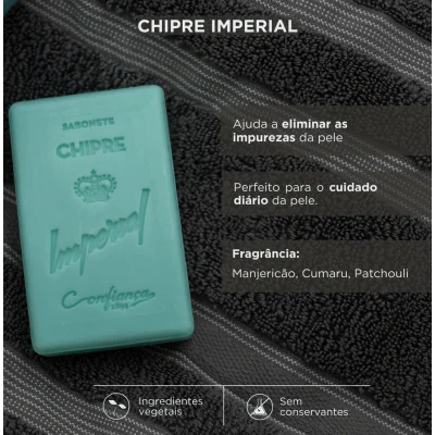 Sabonete Confiança Chipre Imperial 125 gr. Couto