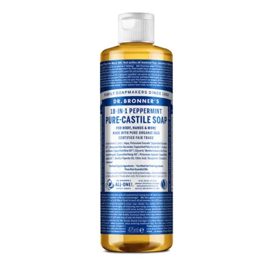 Jabón Líquido Orgánico – Menta 240 ml Dr. Bronner's Dr. Bonner's