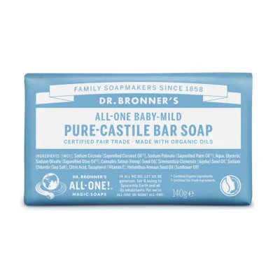 Dr. Bronner's Gentle Organic Baby Soap 140g Dr. Bonner's