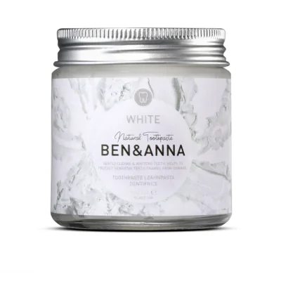 Natural White Toothpaste - Glass bottle 100 ml Ben&Anna Ben&AnnA