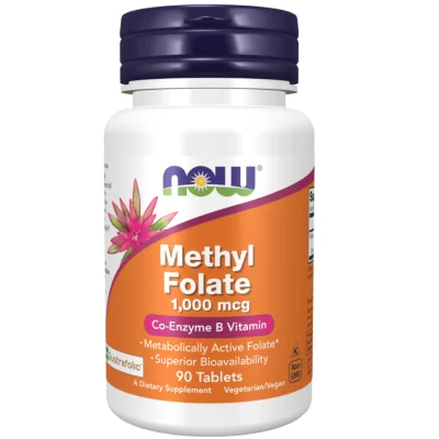 Methyl Folate 1,000 mcg 90 Tablets Now NOW