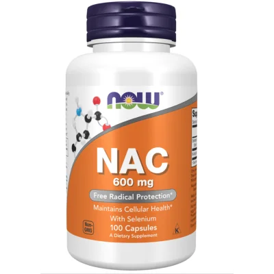 Nac Acetyl Cysteine 600mg 100caps Now NOW