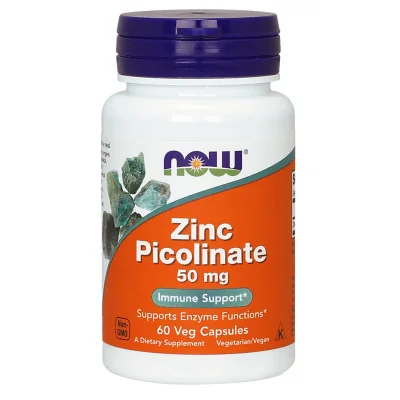 Zinc Picolonate 50mg 60caps Now NOW