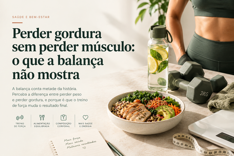 Perder gordura sem perder músculo: o que a balança não mostra