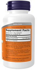 L-arginina 500 mg NOW Foods – 100 cápsulas vegetais – imagem 2