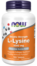 L-lisina 1000 mg NOW Foods – 100 comprimidos