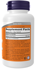 Taurina 500 mg 100 Caps Now Foods - Viva Saudável