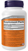 Taurina 1000 mg NOW Foods – 100 cápsulas vegetais – imagem 2