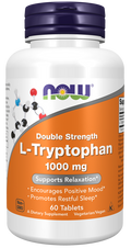L-triptofano 1000 mg NOW Foods – 60 comprimidos