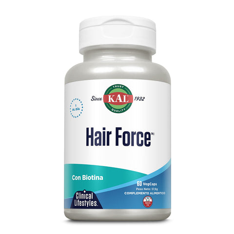 Hair Force Vitaminas para o Cabelo 60 Cápsulas Vegetais KAL – Viva Saudável
