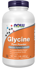 Glicina em pó NOW Foods Glycine Pure Powder – 454 g