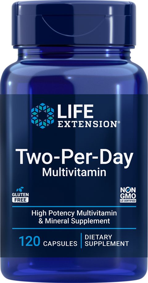 Two Per Day 120 Caps Life Extension - Viva Saudável