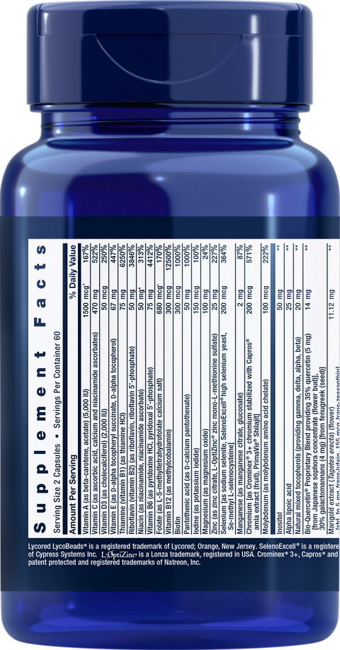 Two Per Day 120 Caps Life Extension - Viva Saudável