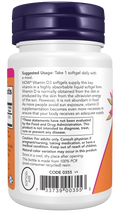 Vitamina D3 2000 UI NOW Foods – 30 cápsulas moles – imagem 3