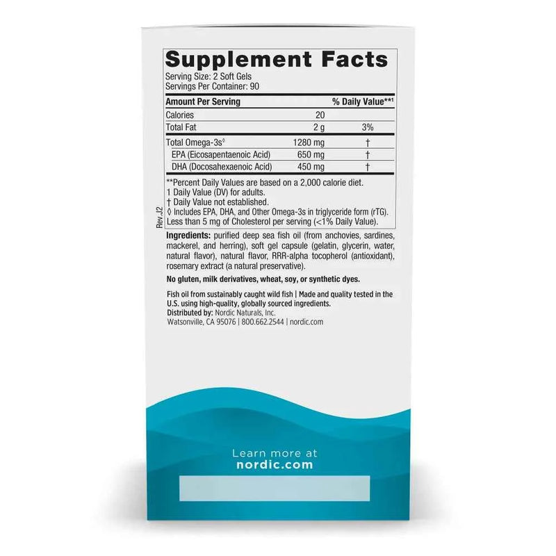 Ultimate Omega 3 180  Caps Nordic Naturals