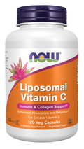 Vitamina C lipossomal NOW Foods – Liposomal Vitamin C 120 cápsulas vegetais