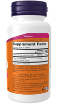 Vitamina C 500 mg com rosa mosqueta NOW Foods – 100 comprimidos – imagem 2
