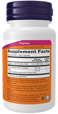 Vitamina C 1000 mg com bioflavonoides NOW Foods – 30 cápsulas vegetais – imagem 2