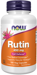 Rutina 450 mg NOW Foods – 100 cápsulas vegetais